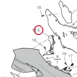 Couvercle droit cote — réf. 4601S431A | Ducati Store