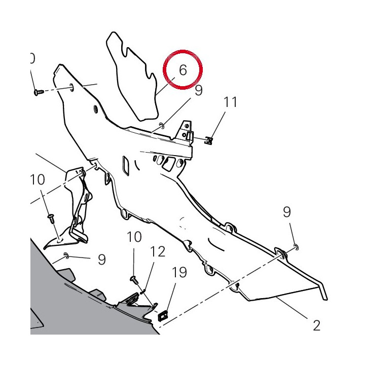 Reflechissant la chaleur — réf. 4601S771A | Ducati Store