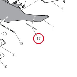 Decalcomanie drapeau — réf. 4381N161A | Ducati Store