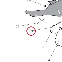 Decalcomanie droite — réf. 4381N181A | Ducati Store