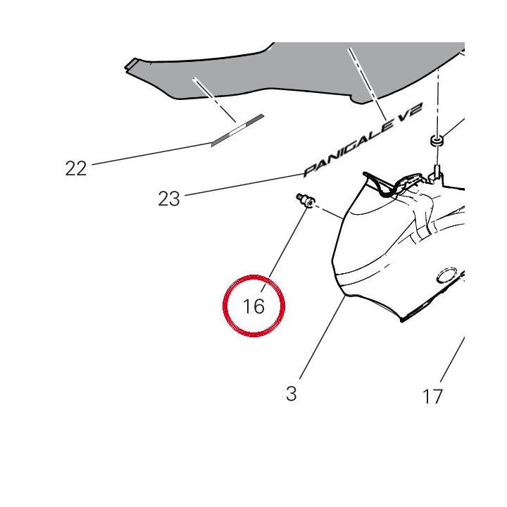Vis special 7791E121AA — réf. 7791E121AA | Ducati Store