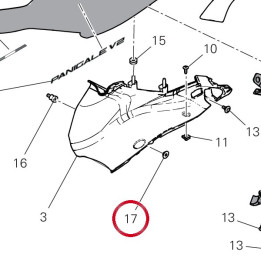 Entretoise 71611461AB — réf. 71611461AB | Ducati Store