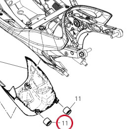 Caoutchouc 76418021A — réf. 76418021A | Ducati Store