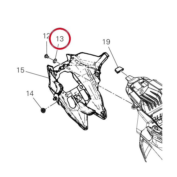 Entretoise 71611441A — réf. 71611441A | Ducati Store
