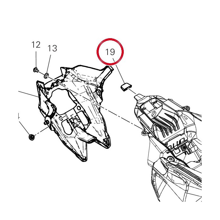 Caoutchouc 86612821A — réf. 86612821A | Ducati Store