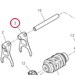Fourche engrenement 2Ème — réf. 18010601A | Ducati Store