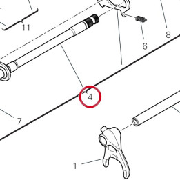 Arbre sélecteur de vitesses — réf. 18120101A | Ducati Store