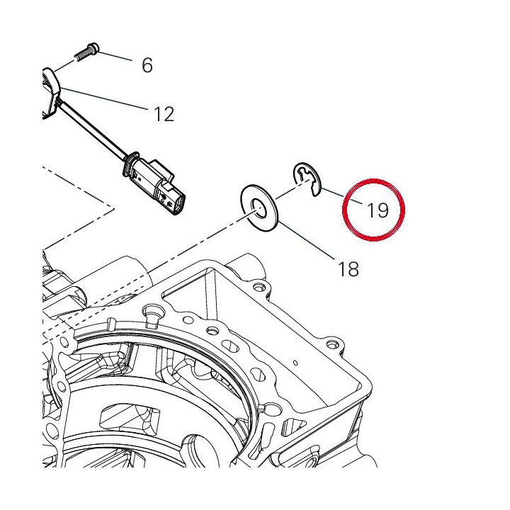 Anneau arret 88450391B — réf. 88450391B | Ducati Store