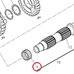 Roulement à aiguilles — réf. 70140751A | Ducati Store