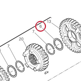 Grooved shim washer — réf. 85611921A | Ducati Store