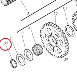 Anneau arret 88451061A — réf. 88451061A | Ducati Store