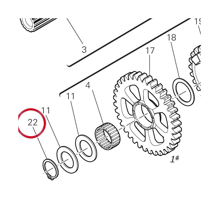 Anneau arret 88451061A — réf. 88451061A | Ducati Store
