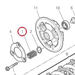 Ressort 79710881A — réf. 79710881A | Ducati Store