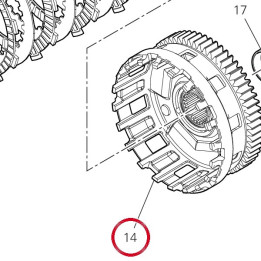 Cloche embrayage complète — réf. 19820681A | Ducati Store