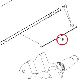 Tige de commande embrayage — réf. 11722141C | Ducati Store