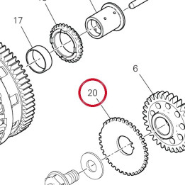 Roue phonique 50410431A — réf. 50410431A | Ducati Store