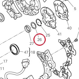 Rondelle de butee 85212721A — réf. 85212721A | Ducati Store