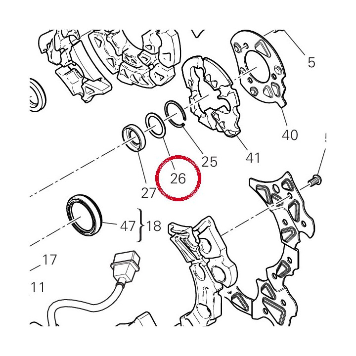 Rondelle de butee 85212721A — réf. 85212721A | Ducati Store