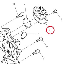 Timing check cover - 2004 — réf. 24717991B5 | Ducati Store