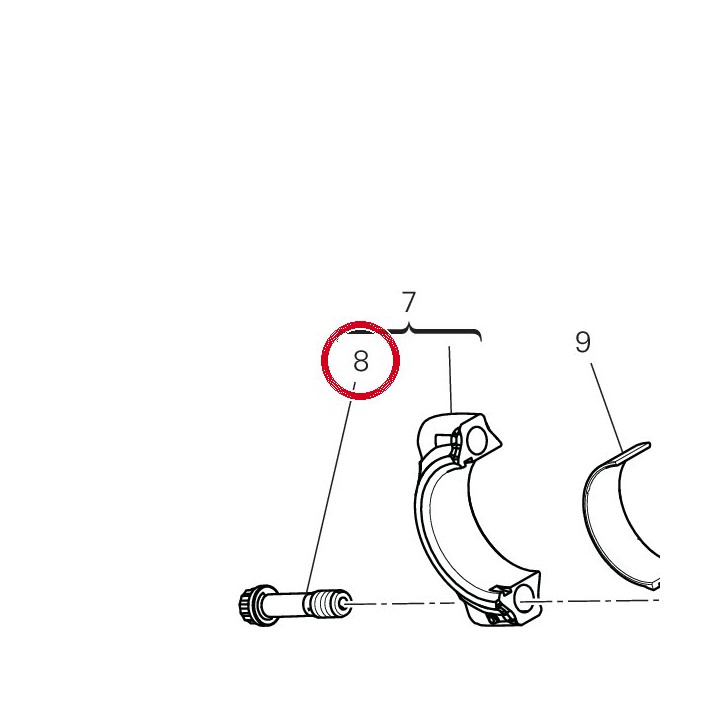 Vis, chapeau bielle — réf. 7791C721A | Ducati Store
