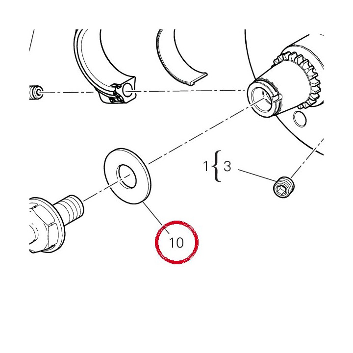 Rondelle 85215601A — réf. 85215601A | Ducati Store