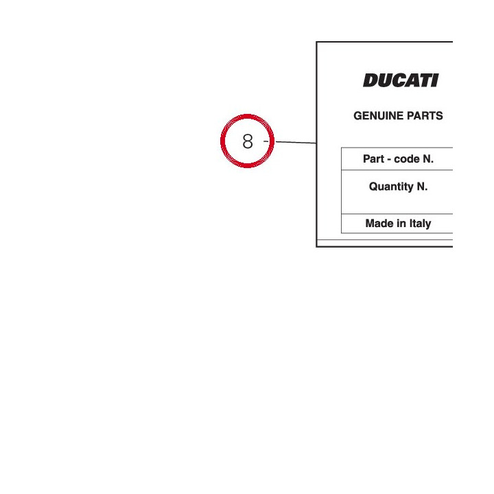Etui garnitures (sachet qte — réf. 791R0011A | Ducati Store