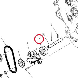 Pompe ╖ huile refoulement — réf. 17420862A | Ducati Store