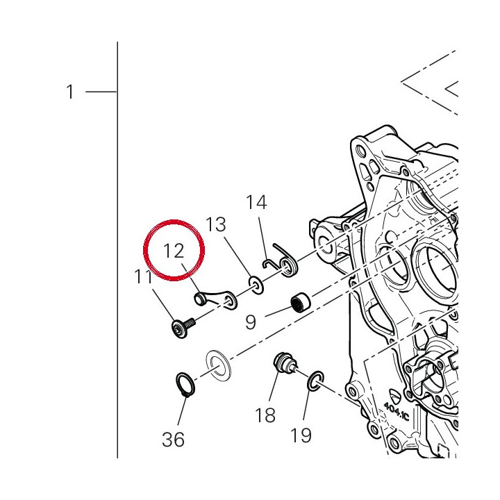 Cliquet complète 45520171B — réf. 45520171B | Ducati Store