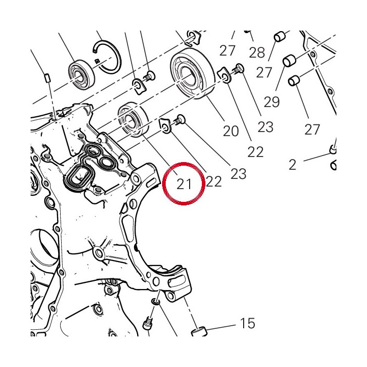 Roulement à billes 70250871A — réf. 70250871A | Ducati Store