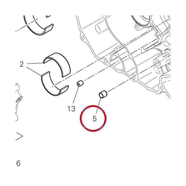 Douille de ref. 71113181A — réf. 71113181A | Ducati Store