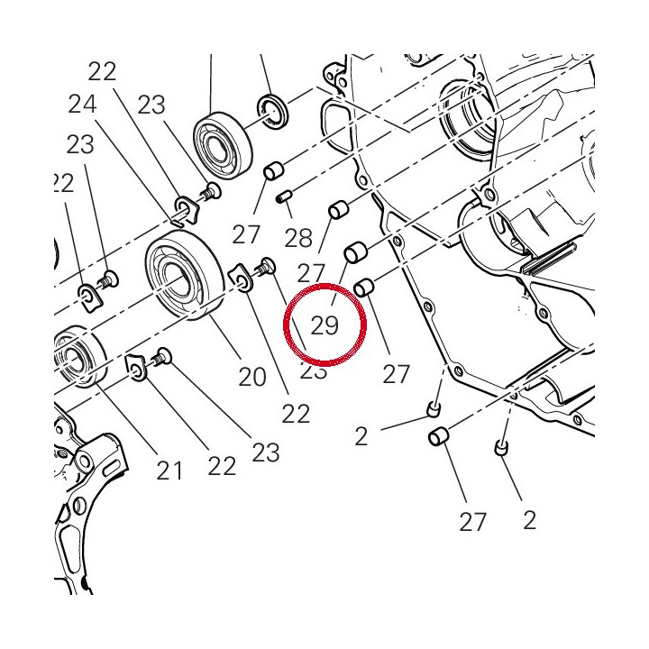 Goujon de référence — réf. 71110932A | Ducati Store