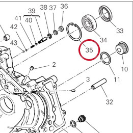Anneau arret 88450621A — réf. 88450621A | Ducati Store