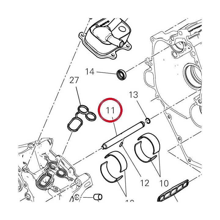 Tuyau cote alternateur — réf. 87513381C | Ducati Store