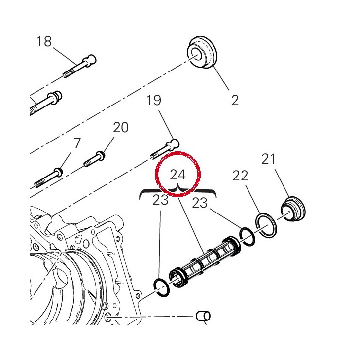 Filtre à huile à filet — réf. 89420241A | Ducati Store