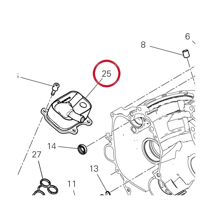 Echangeur de chaleur — réf. 54710051A | Ducati Store