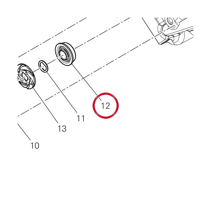 Joint corps pompe eau — réf. 93042741A | Ducati Store