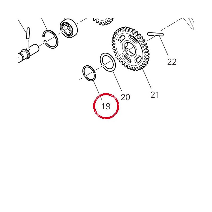 Anneau arret 88441031A — réf. 88441031A | Ducati Store