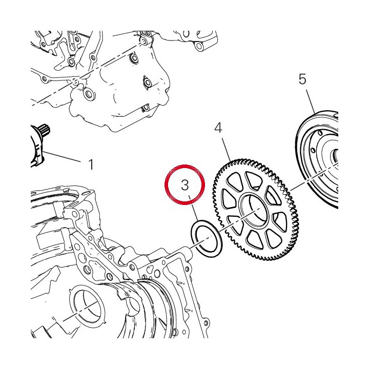 Rondelle butee 85214961A — réf. 85214961A | Ducati Store