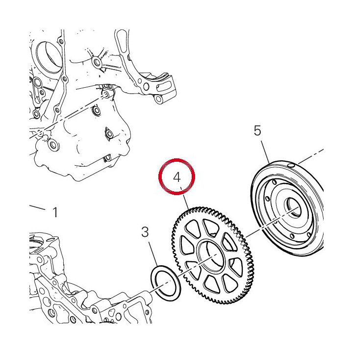 Engrenage entraine — réf. 17310451A | Ducati Store