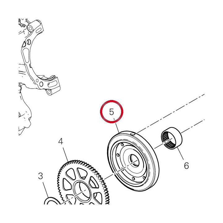 Volant pour allumage — réf. 27611281A | Ducati Store