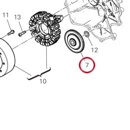 Engranage double — réf. 17620151A | Ducati Store