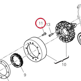 Vis tef M6X22 77253320ZH — réf. 77253320ZH | Ducati Store