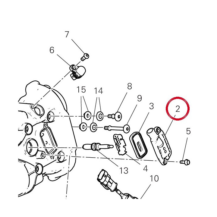 Couvercle 24717972A — réf. 24717972A | Ducati Store