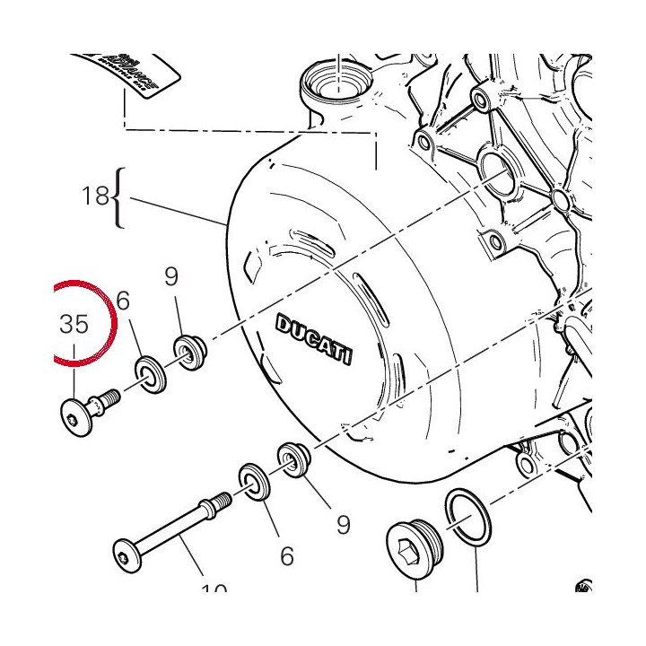 Vis special 7791A751B — réf. 7791A751B | Ducati Store