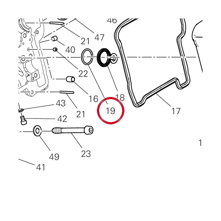 Joint torique 26.64X2.62 — réf. 88640881A | Ducati Store