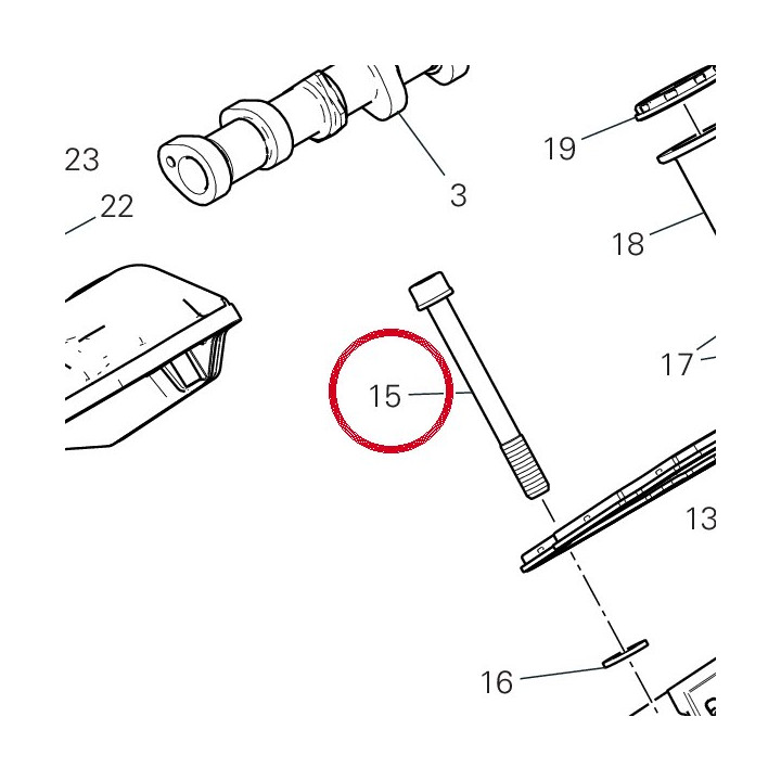 Vis tceif 7791A621B — réf. 7791A621B | Ducati Store