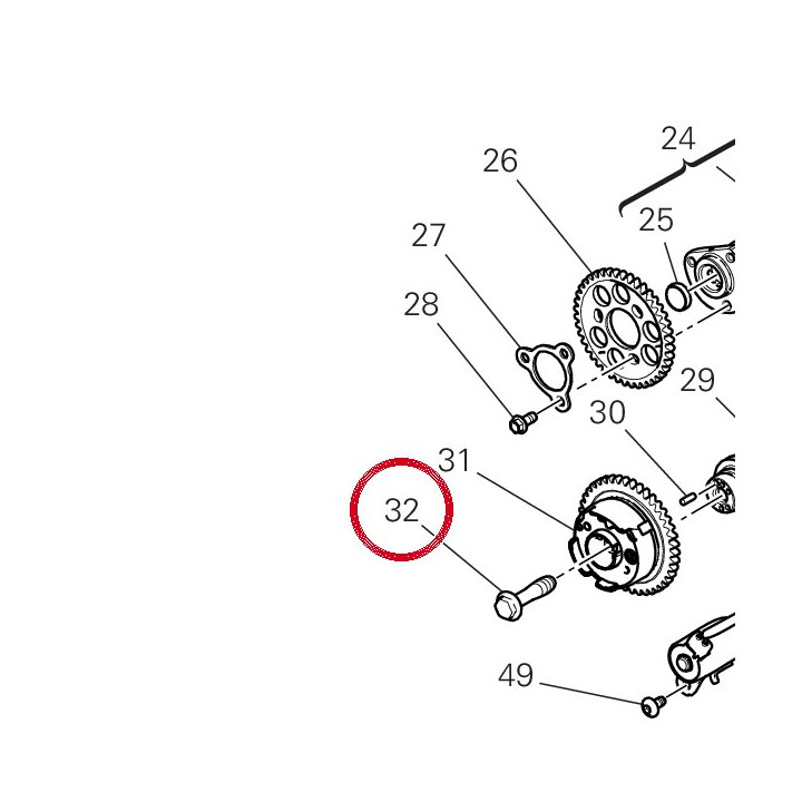 Vis special 7791D671A — réf. 7791D671A | Ducati Store