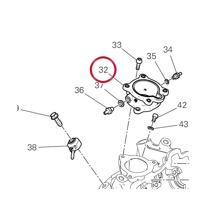 Raccord D'Admission — réf. 14010981A | Ducati Store