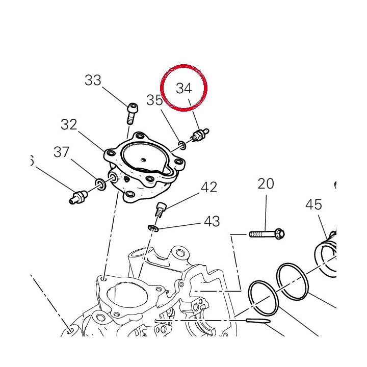Raccord 81411111D — réf. 81411111D | Ducati Store