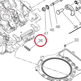 Goujon M6X16 76640191A — réf. 76640191A | Ducati Store
